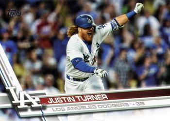 #251 Justin Turner - Los Angeles Dodgers - 2017 Topps Baseball