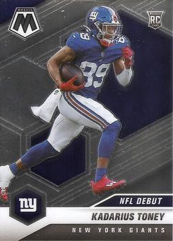 #251 Kadarius Toney - New York Giants - 2021 Panini Mosaic Football