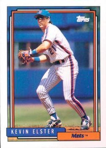 #251 Kevin Elster - New York Mets - 1992 Topps Baseball