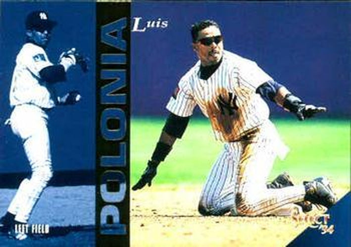 #251 Luis Polonia - New York Yankees - 1994 Select Baseball