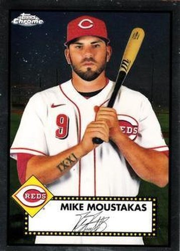 #251 Mike Moustakas - Cincinnati Reds - 2021 Topps Chrome Platinum Anniversary Baseball