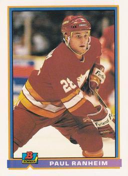 #251 Paul Ranheim - Calgary Flames - 1991-92 Bowman Hockey