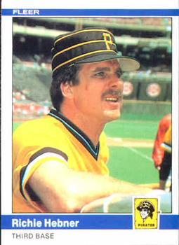 #251 Richie Hebner - Pittsburgh Pirates - 1984 Fleer Baseball