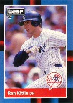 #251 Ron Kittle - New York Yankees - 1988 Leaf Baseball
