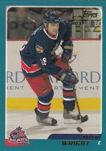 #251 Tyler Wright - Columbus Blue Jackets - 2003-04 Topps Hockey