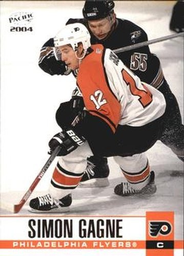 #251 Simon Gagne - Philadelphia Flyers - 2003-04 Pacific Hockey