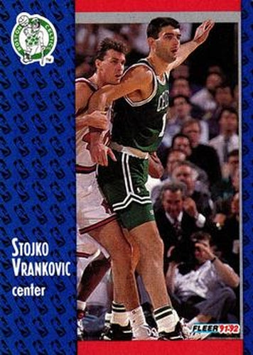 #251 Stojko Vrankovic - Boston Celtics - 1991-92 Fleer Basketball