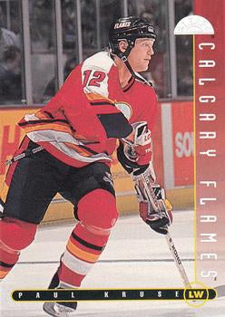 #251 Paul Kruse - Calgary Flames - 1995-96 Leaf Hockey