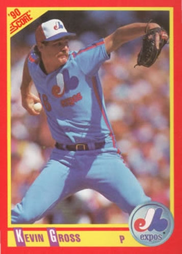 #251 Kevin Gross - Montreal Expos - 1990 Score Baseball