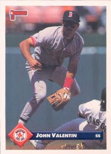 #251 John Valentin - Boston Red Sox - 1993 Donruss Baseball