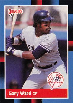 #251 Gary Ward - New York Yankees - 1988 Donruss Baseball