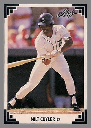 #251 Milt Cuyler - Detroit Tigers - 1991 Leaf Baseball