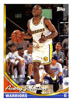 #251 Avery Johnson - Golden State Warriors - 1993-94 Topps Basketball