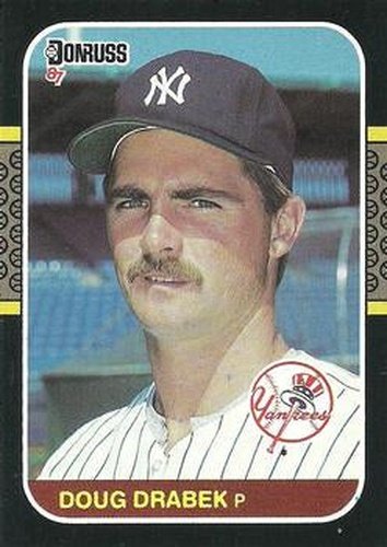 #251 Doug Drabek - New York Yankees - 1987 Donruss Baseball