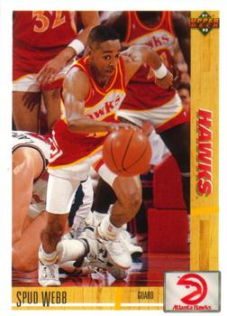 #251 Spud Webb - Atlanta Hawks - 1991-92 Upper Deck Basketball