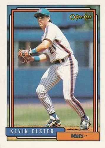 #251 Kevin Elster - New York Mets - 1992 O-Pee-Chee Baseball