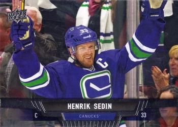 #251 Henrik Sedin - Vancouver Canucks - 2013-14 Upper Deck Hockey