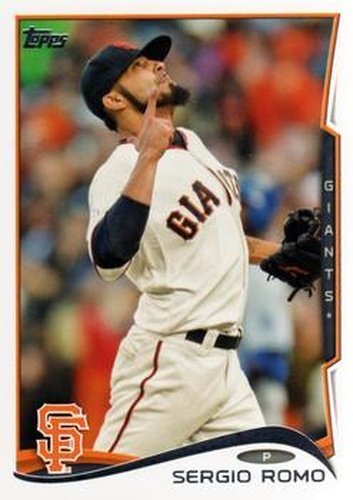 #251a Sergio Romo - San Francisco Giants - 2014 Topps Baseball