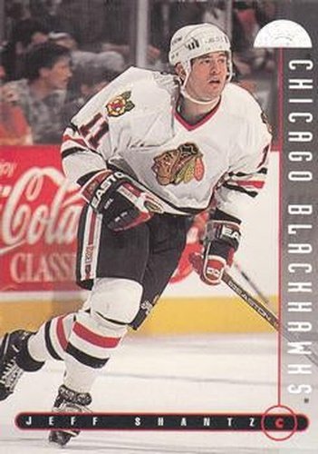 #252 Jeff Shantz - Chicago Blackhawks - 1995-96 Leaf Hockey