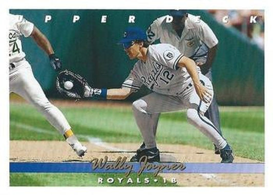 #252 Wally Joyner - Kansas City Royals - 1993 Upper Deck Baseball