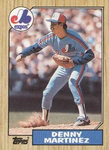 #252 Denny Martinez - Montreal Expos - 1987 Topps Baseball