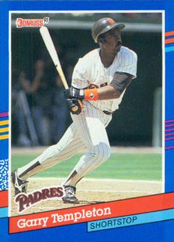 #252 Garry Templeton - San Diego Padres - 1991 Donruss Baseball