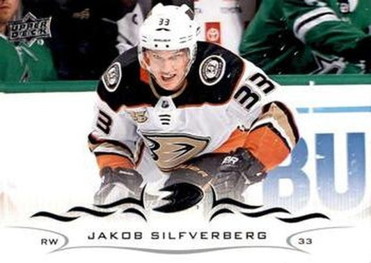 #252 Jakob Silfverberg - Anaheim Ducks - 2018-19 Upper Deck Hockey