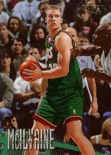 #252 Jim McIlvaine - Seattle SuperSonics - 1996-97 Fleer Basketball