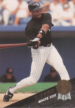 #252 Ellis Burks - Chicago White Sox - 1993 Leaf Baseball