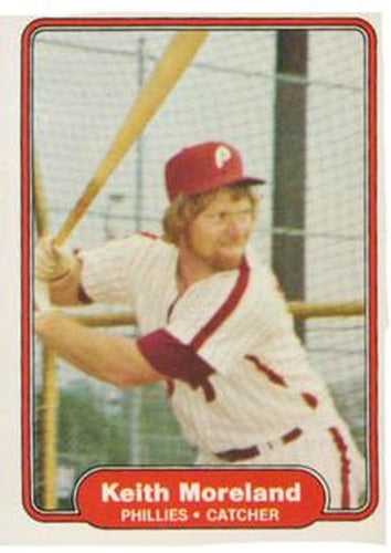 #252 Keith Moreland - Philadelphia Phillies - 1982 Fleer Baseball