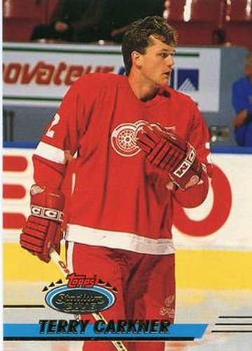#252 Terry Carkner - Detroit Red Wings - 1993-94 Stadium Club Hockey
