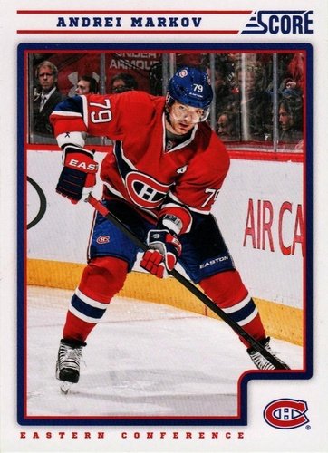 #252 Andrei Markov - Montreal Canadiens - 2012-13 Score Hockey
