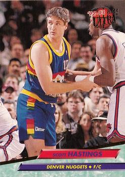 #252 Scott Hastings - Denver Nuggets - 1992-93 Ultra Basketball