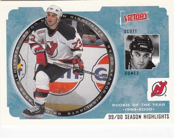 #252 Scott Gomez - New Jersey Devils - 2000-01 Upper Deck Victory Hockey