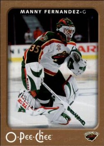 #252 Manny Fernandez - Minnesota Wild - 2006-07 O-Pee-Chee Hockey