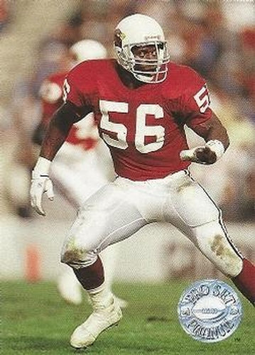 #252 Ken Harvey - Phoenix Cardinals - 1991 Pro Set Platinum Football