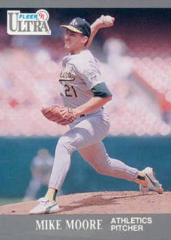#252 Mike Moore - Oakland Athletics - 1991 Ultra Baseball
