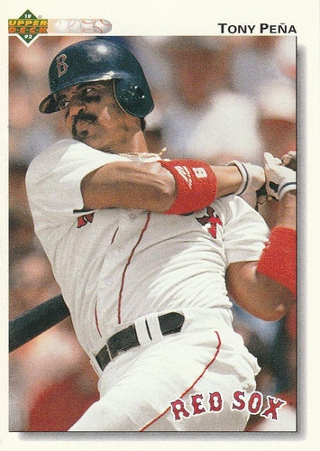 #252 Tony Pena - Boston Red Sox - 1992 Upper Deck Baseball