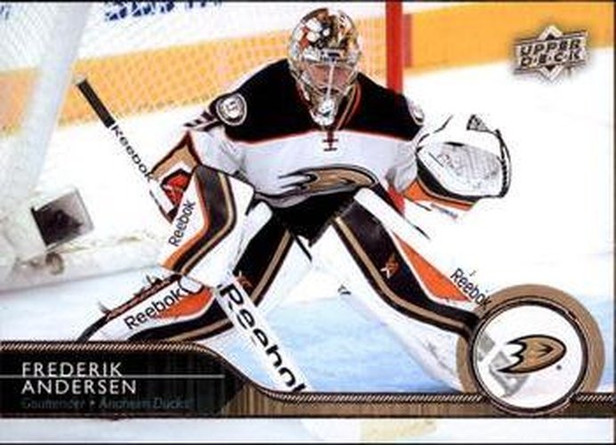 #252 Frederik Andersen - Anaheim Ducks - 2014-15 Upper Deck Hockey