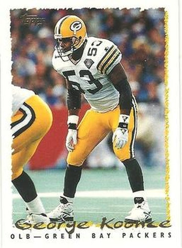 #252 George Koonce - Green Bay Packers - 1995 Topps Football