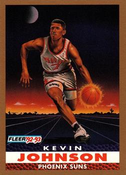 #252 Kevin Johnson - Phoenix Suns - 1992-93 Fleer Basketball