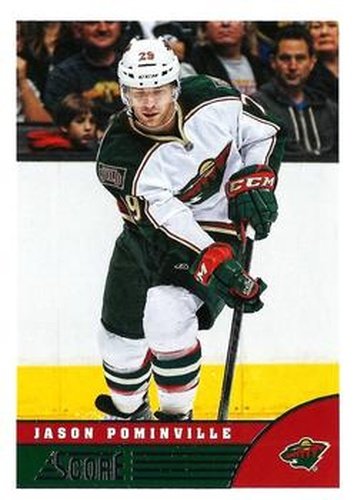 #252 Jason Pominville - Minnesota Wild - 2013-14 Score Hockey