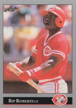 #252 Bip Roberts - Cincinnati Reds - 1992 Leaf Baseball