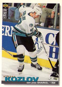 #252 Viktor Kozlov - San Jose Sharks - 1995-96 Collector's Choice Hockey