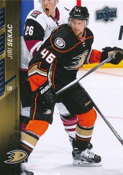 #252 Jiri Sekac - Anaheim Ducks - 2015-16 Upper Deck Hockey