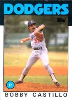 #252 Bobby Castillo - Los Angeles Dodgers - 1986 Topps Baseball