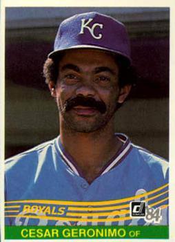 #252 Cesar Geronimo - Kansas City Royals - 1984 Donruss Baseball