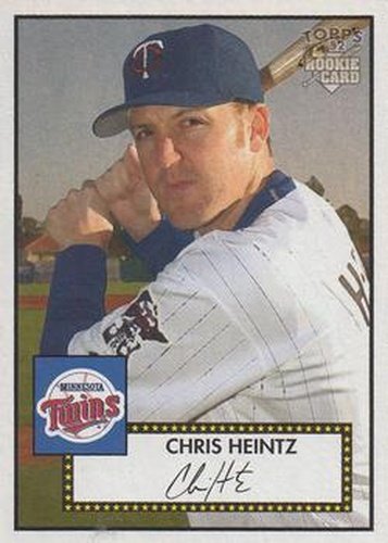 #252 Chris Heintz - Minnesota Twins - 2006 Topps 1952 Edition Baseball