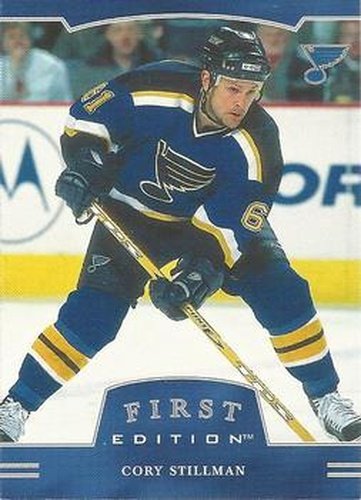 #252 Cory Stillman - St. Louis Blues - 2002-03 Be a Player First Edition Hockey