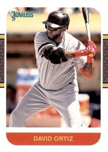 #252 David Ortiz - Boston Red Sox - 2021 Donruss Baseball